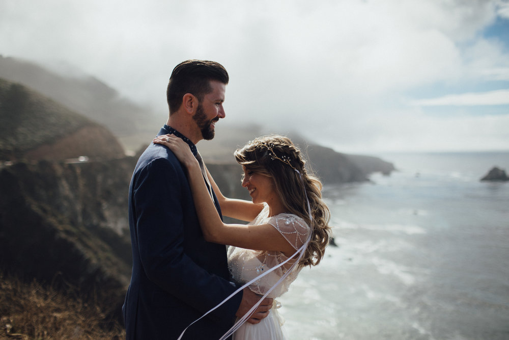 SARAH + TYLER’s coastal elopement | Big Sur, California