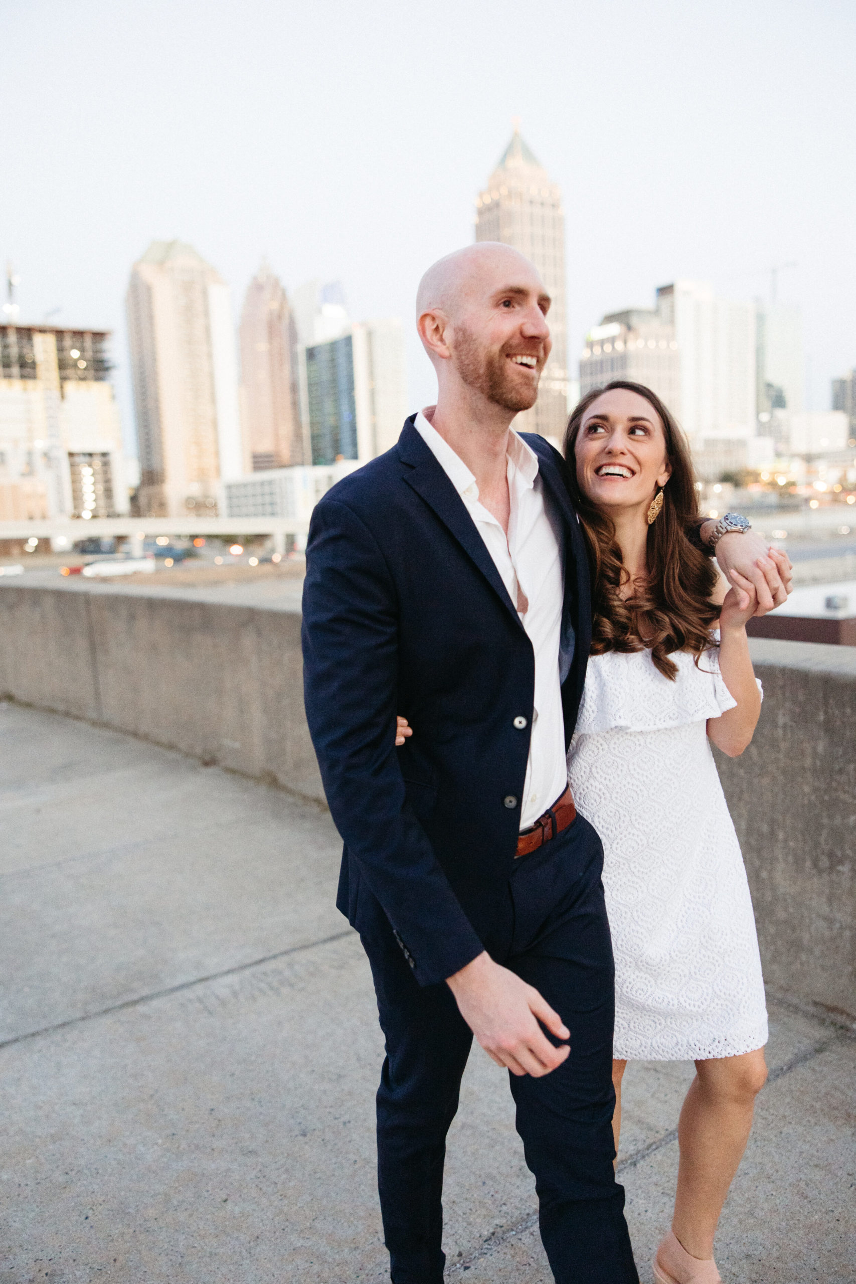 A Day In The Life | from at home to a romp around the city | ATL Engagement Photographer